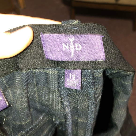 NYDJ Plaid Trousers - Size 12 - Picture 3 of 3